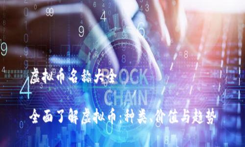 虚拟币名称大全
全面了解虚拟币:种类、价值与趋势