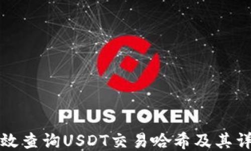 
如何高效查询USDT交易哈希及其详细流程