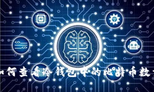 如何查看冷钱包中的比特币数量